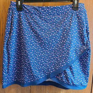 Blue - Pink Sun Protection Golf Skort MED